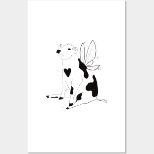 Fairy Cow Posters and Art